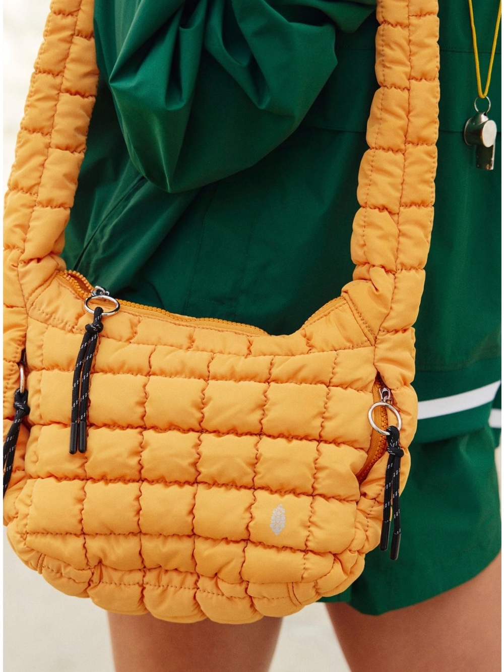 QUILTED BABY CARRYALL SLING PAPAYA